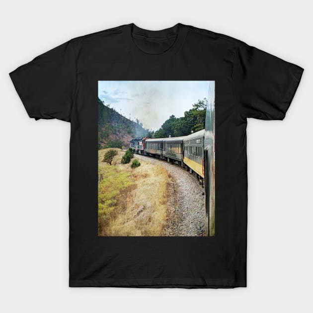 Steam Train across Mexico T-Shirt by JuliaGeens